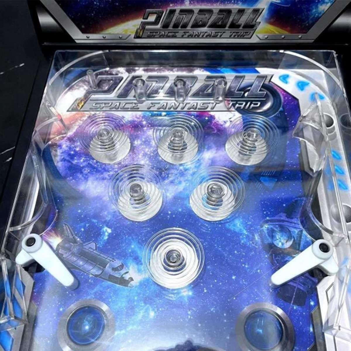 Kids Electronic Tabletop Pinball Machine - Retro Arcade Game with LED Lights, Music & Score Counter | Fun Skill Game for Home, Office & Game Room Entertainment