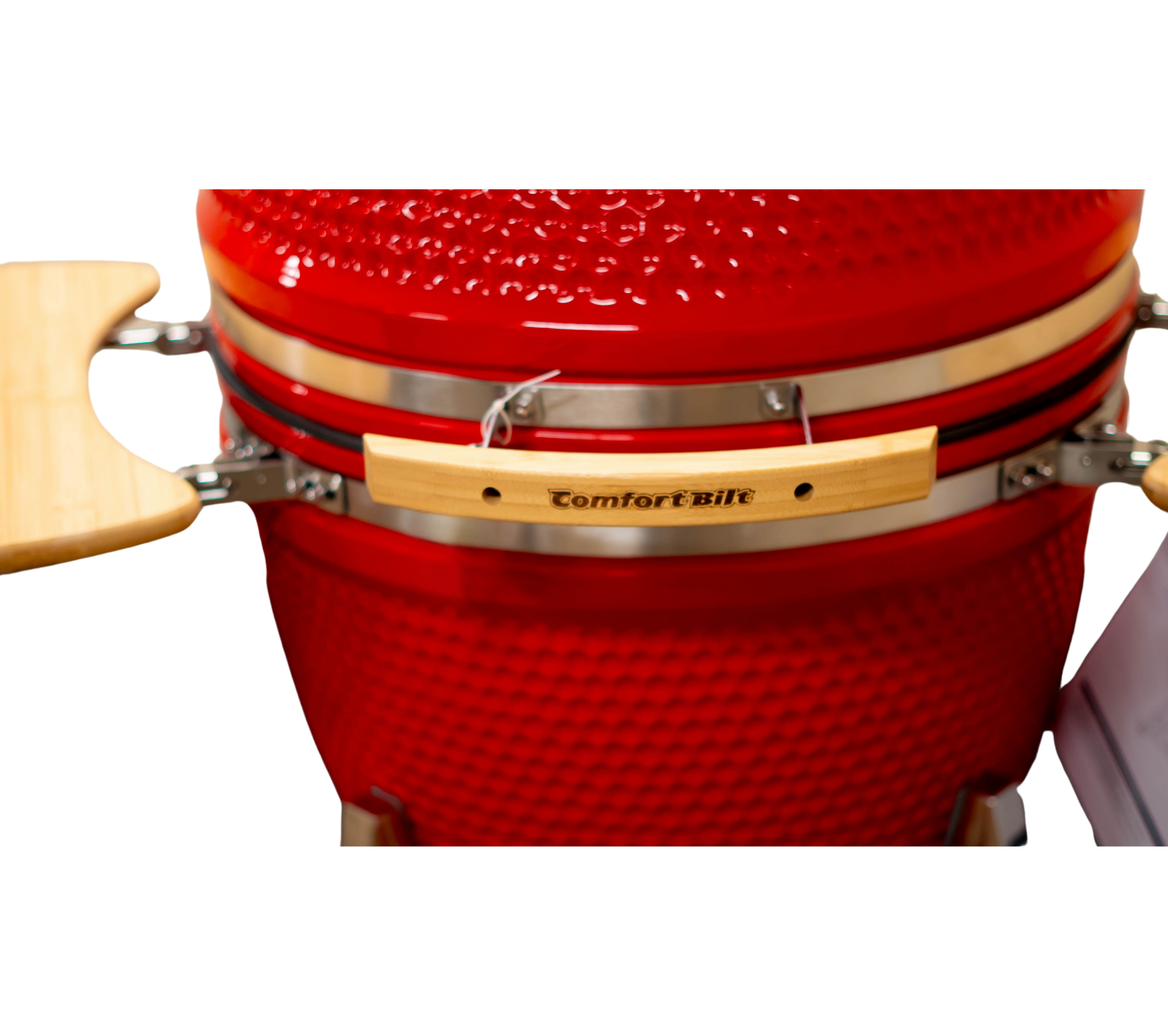 21 COALS by Comfortbilt Kamado Grill - Premium Ceramic Charcoal Grill in Vibrant Red | Perfect for Backyard BBQs, Outdoor Cooking & Smoking Meats