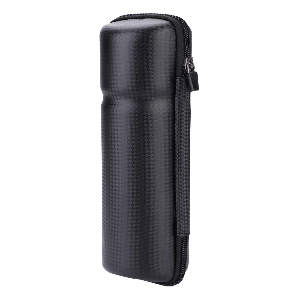 **Waterproof Bike Tool Bottle Cage - Hard Shell Storage Pouch for Mountain & Road Cycling - Carbon Black - Perfect for On-the-Go Repairs & Gear Storage**