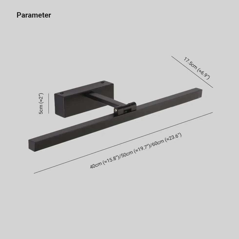Modern Minimalist Linear LED Mirror Lights - Energy-Efficient Bathroom Vanity Lighting for Home & Salon Use
