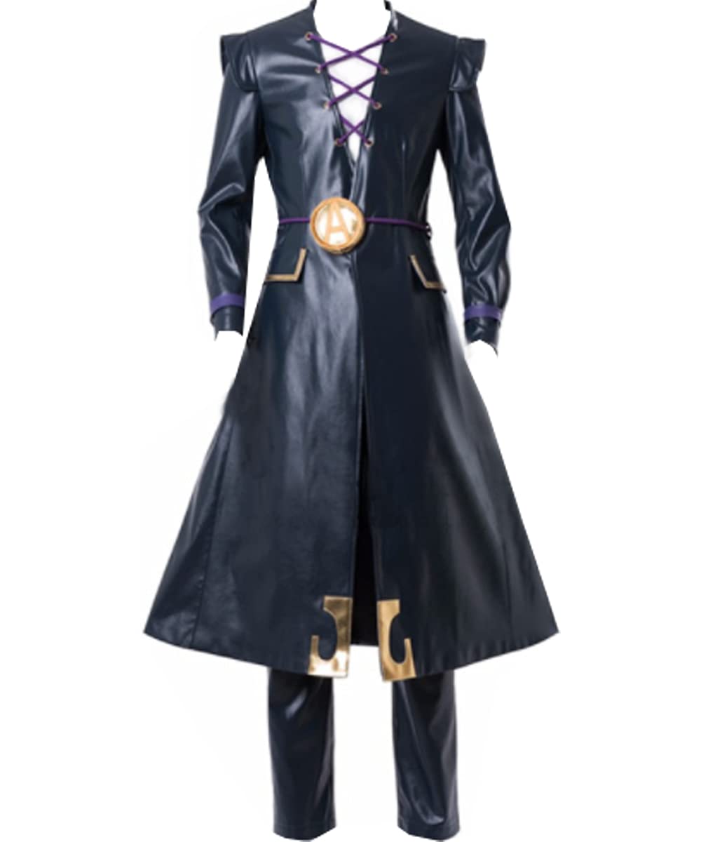 Anime Men's Cosplay Cloak - Leather Costume for Halloween Party & Uniform Suit | Perfect for Cosplay Events, Halloween Parties & Anime Conventions