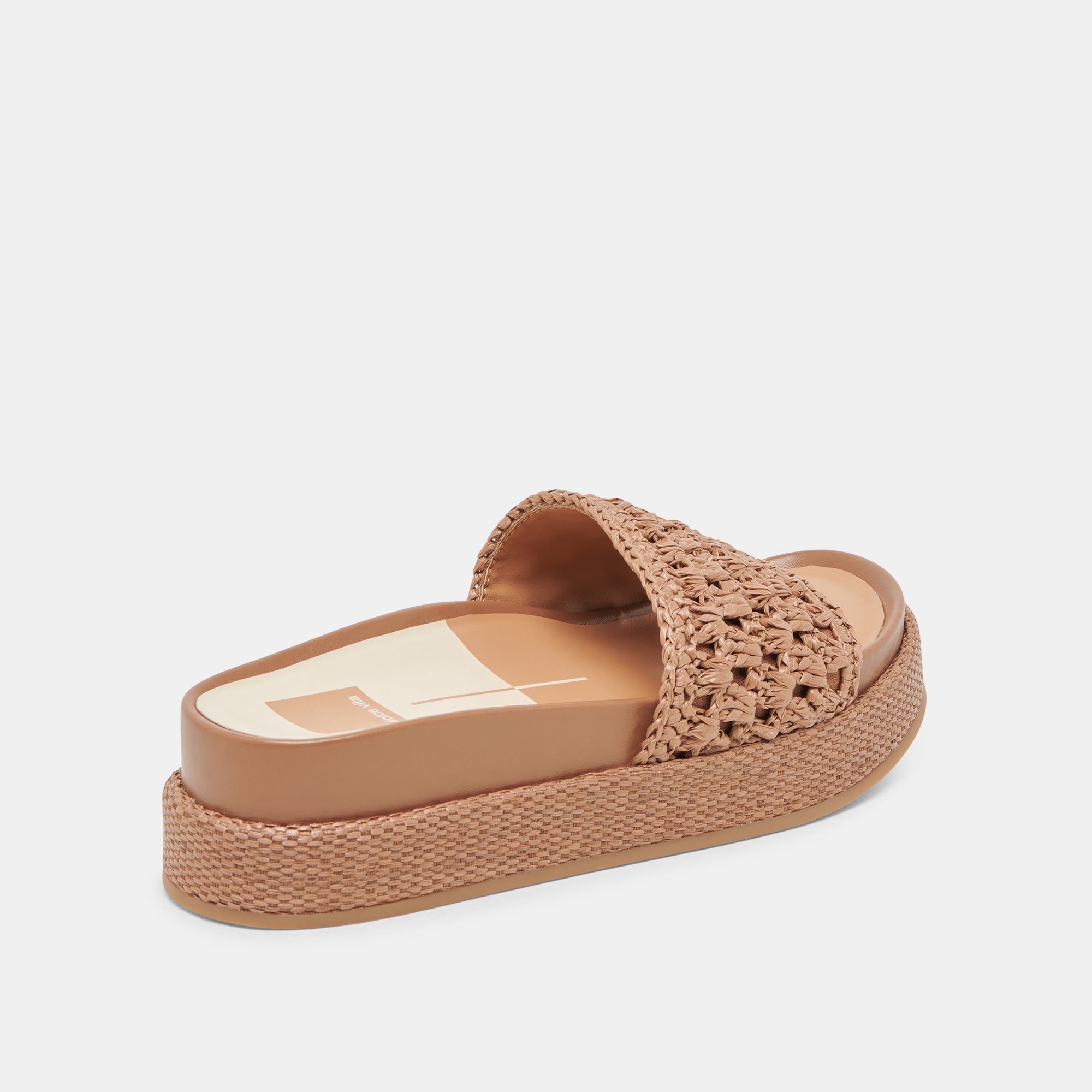 SIDONA Women's Brown Raffia Sandals - Comfortable Beach & Summer Walking Shoes for Outdoor Vacations