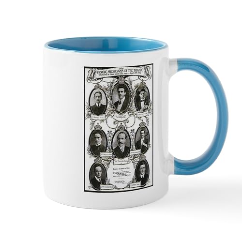 White/Blue Inside - The Courageous Titanic Band Mug