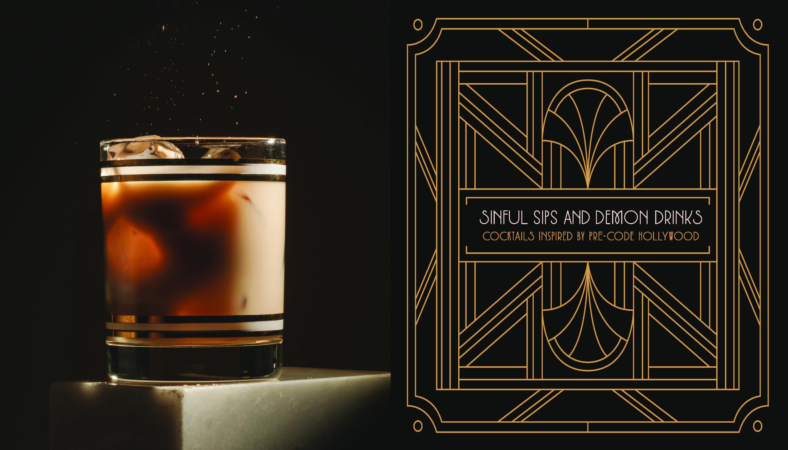 Forbidden Cocktails: Classic Hollywood-Inspired Pre-Code Era Cocktail Recipe Book | Turner Classic Movies | Perfect for Vintage-Themed Parties & Film Enthusiasts