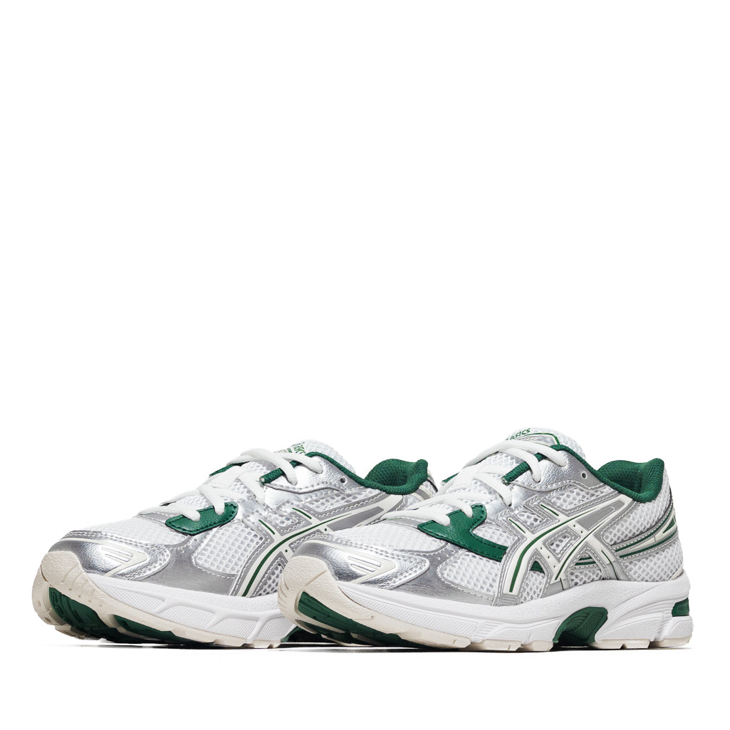 ASICS Gel 1130 GS Running Shoes - White/Shamrock Green - Lightweight Cushioned Sneakers for Women & Girls - Perfect for Jogging, Gym Workouts & Casual Wear