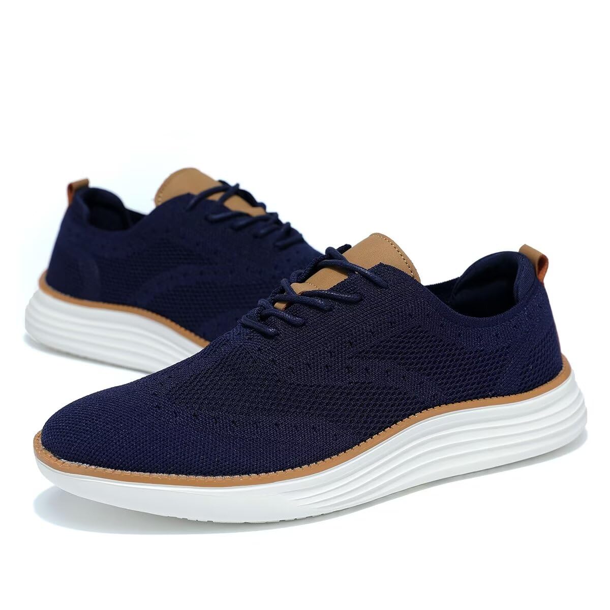 Men's Lightweight Oxford Lace-Up Casual Sneakers - Comfortable Walking Shoes for Men | Perfect for Office, Travel & Everyday Wear
