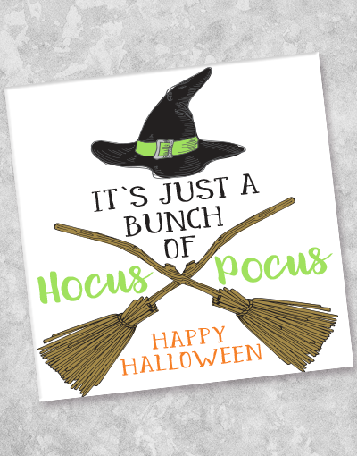 Hocus Pocus Halloween Beverage Napkins - 40 Count Party Napkins for Witch Theme Decorations, Halloween Party Supplies, and Spooky Drink Accessories