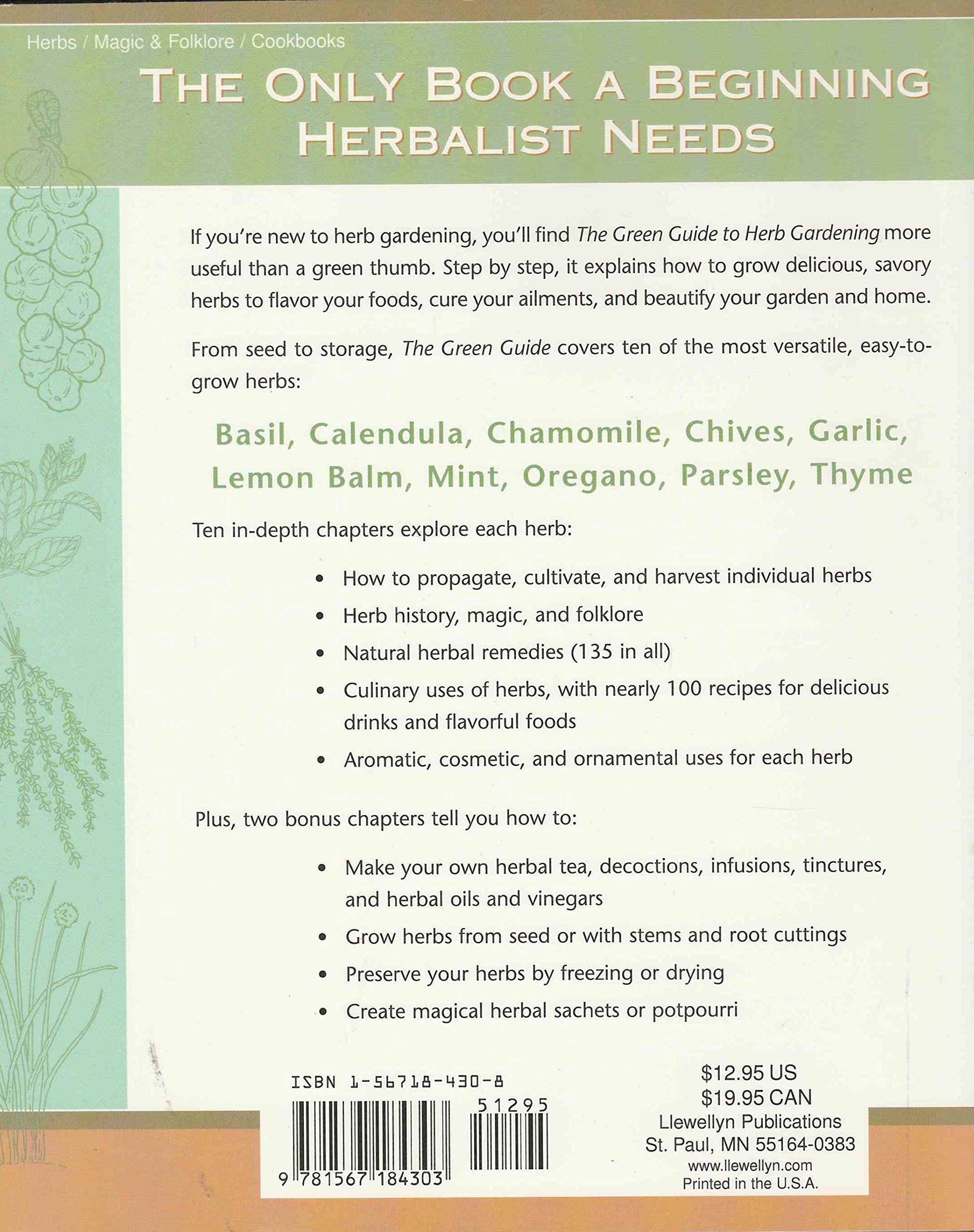 Organic Herb Gardening Kit - Complete Starter Set for Growing Fresh Basil, Mint & Parsley | Indoor & Outdoor Herb Garden Supplies for Cooking, Cocktails & Home Decor