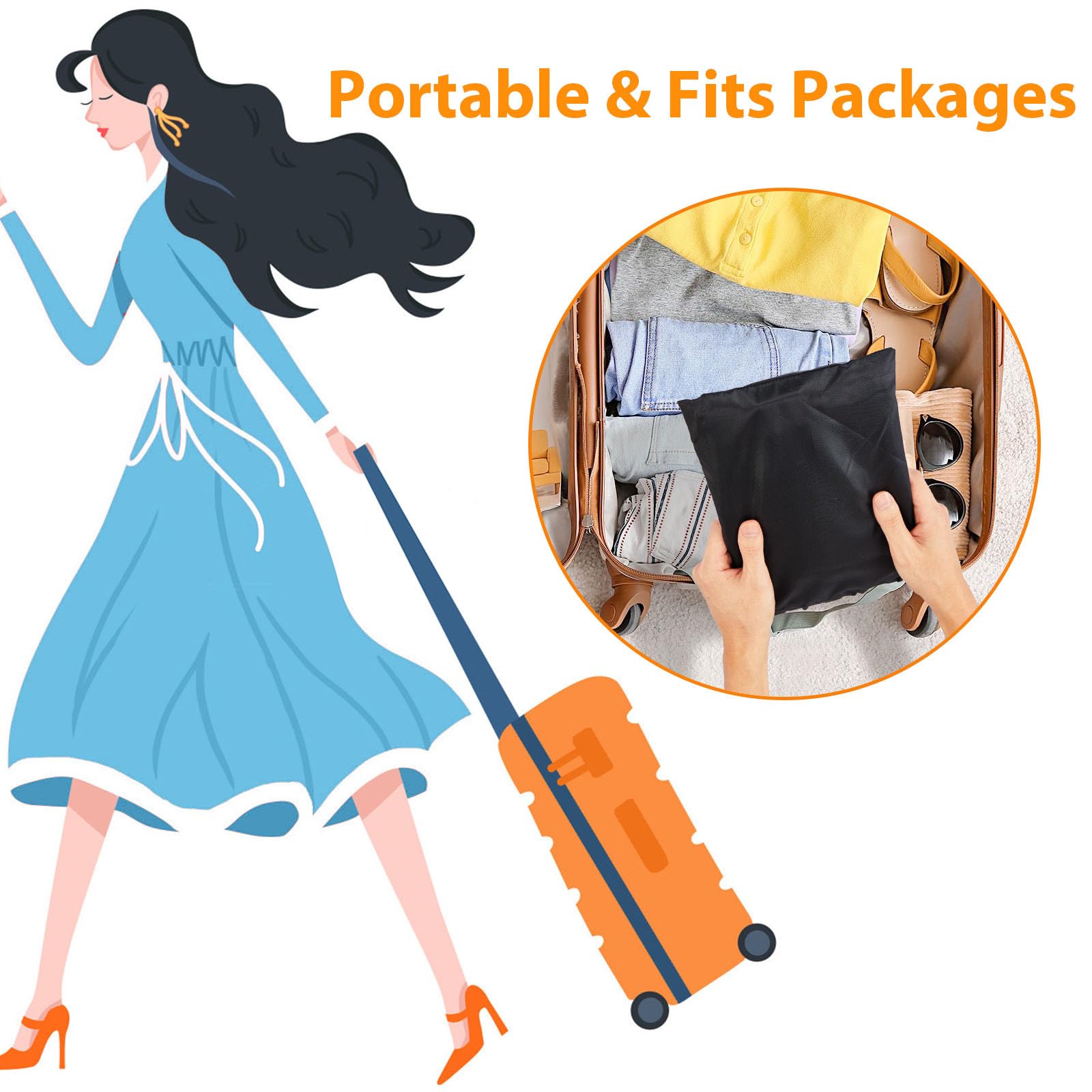 Portable Airplane Footrest with Memory Foam - Travel Foot Hammock for Long Flights, Relieves Foot Pain & Fatigue | Perfect for Business Travel, Vacation Trips & Economy Class Comfort