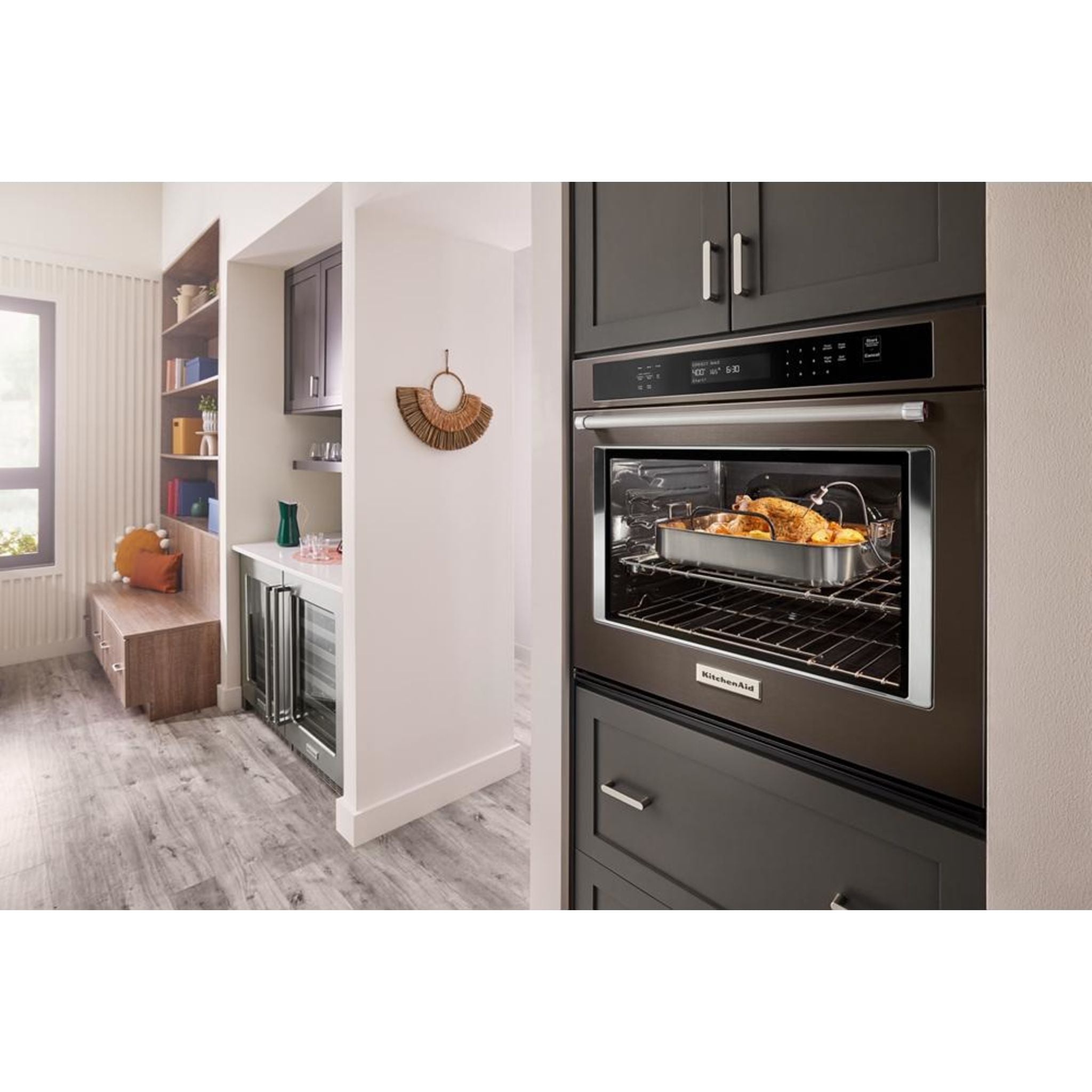 KitchenAid KOES530PPS 30-Inch Self-Cleaning Wall Oven with PrintShield Stainless Steel Finish - Perfect for Baking, Roasting & Entertaining in Modern Kitchens