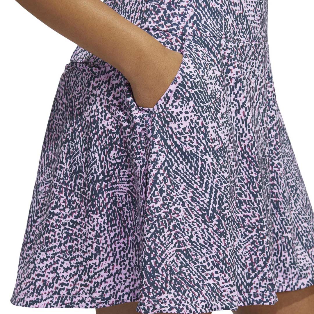 Adidas Women's Printed Frill Golf Skirt (HG6937) - Stylish & Comfortable Golf Wear for Women, Perfect for Golf Courses & Casual Outings