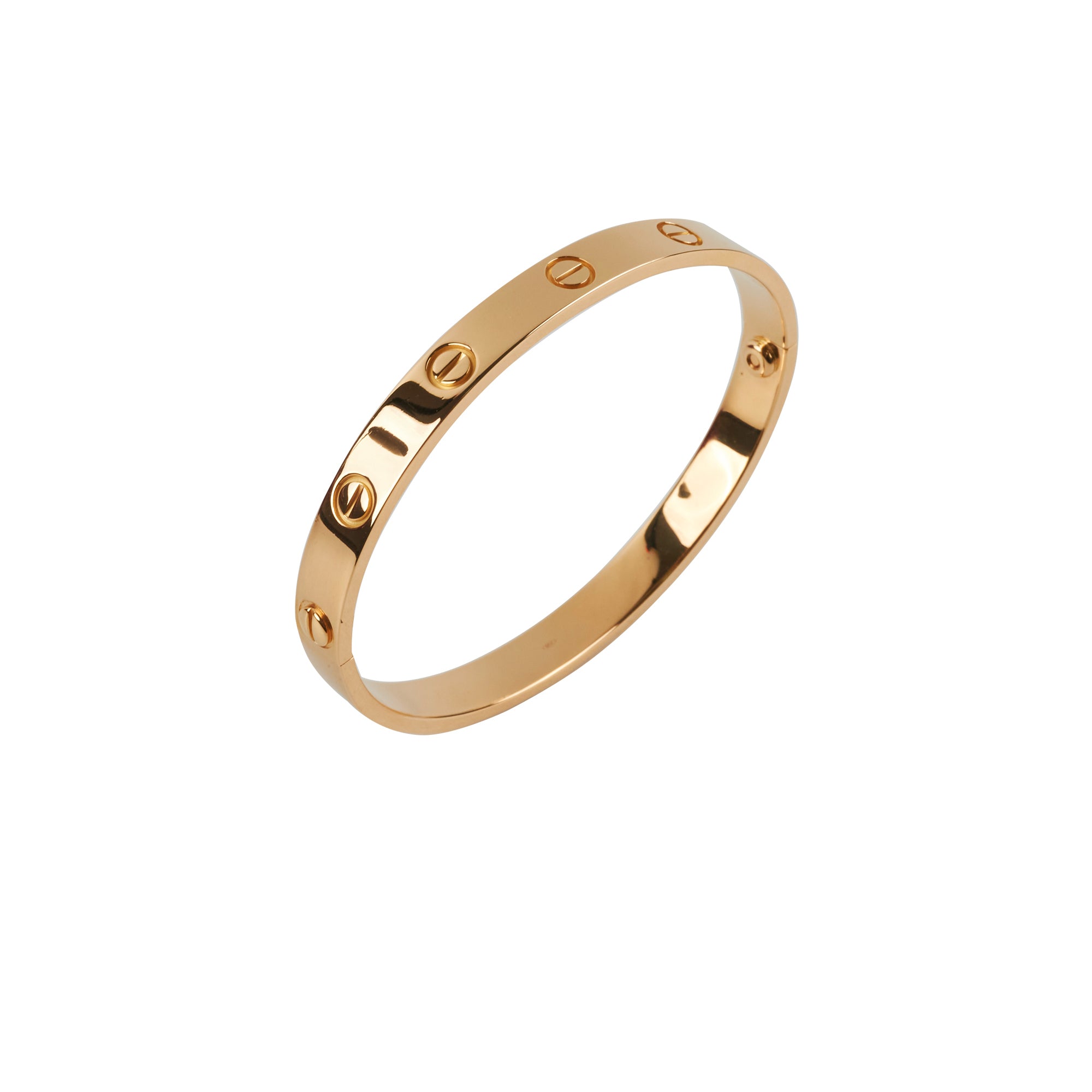 Cartier Love Bracelet 18K Yellow Gold Size 17 - Luxury Jewelry for Women, Perfect for Anniversaries, Weddings & Special Occasions