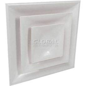 American Louver Stratus Cone Diffuser with 10-Inch Neck in White | HVAC Airflow Control | Perfect for Commercial & Residential Ventilation Systems