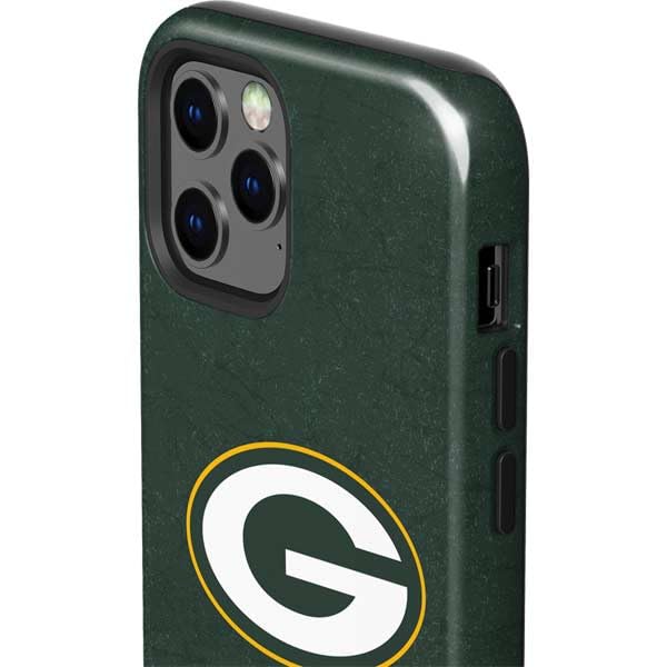 Official NFL Green Bay Packers Distressed Design Impact Phone Case for iPhone 12 Pro Max - Durable Protective Cover for Football Fans & Sports Enthusiasts - Perfect for Game Day, Travel & Everyday Use