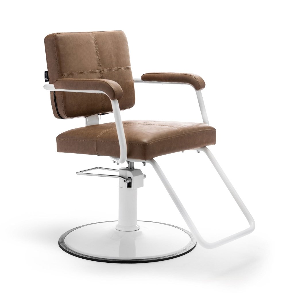 Lanvain ® Bianca Styling Chair 63W BBL - Professional Salon Styling Chair for Hairdressers & Barbers - Perfect for Salon, Spa & Home Use