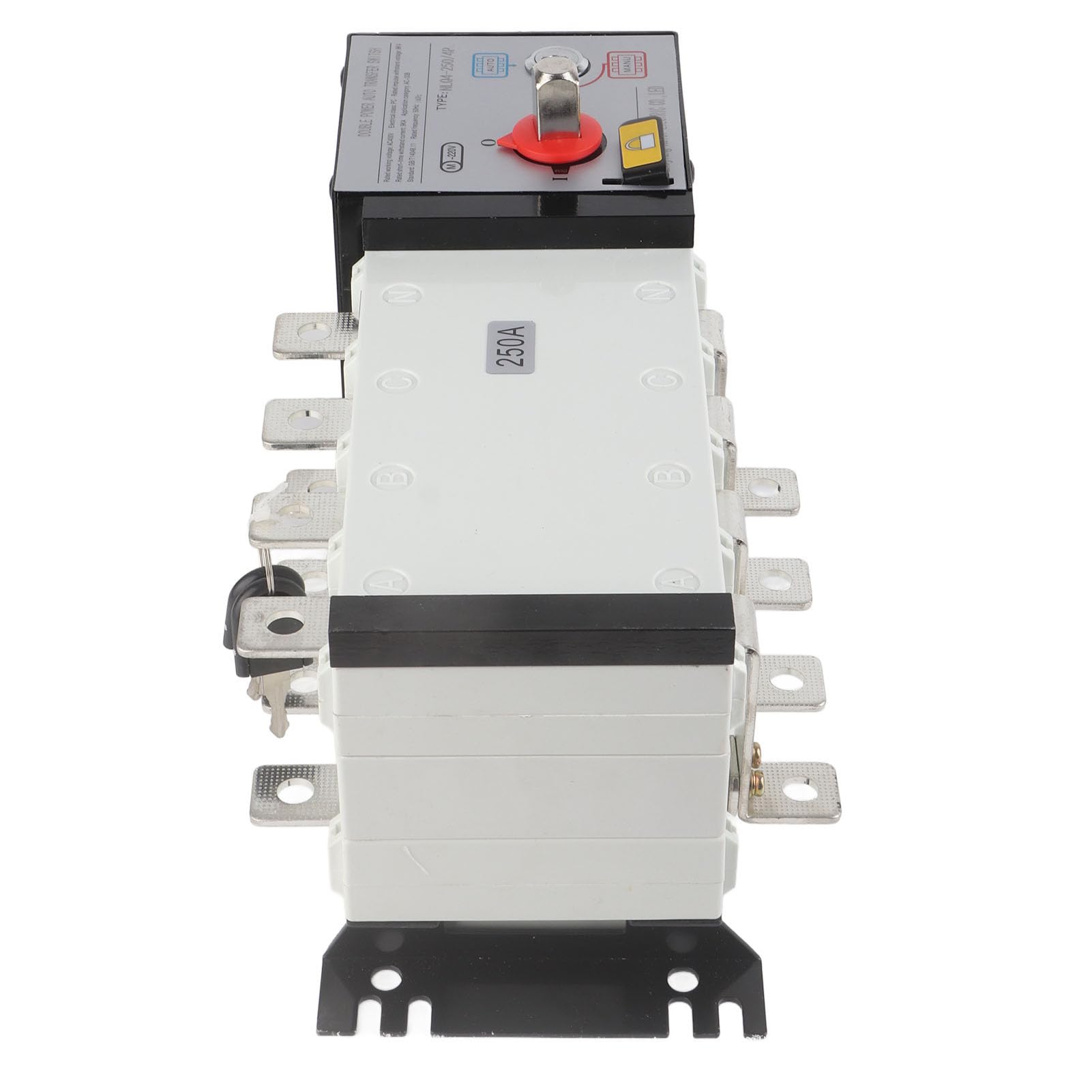 250A Automatic Transfer Switch AC400V 2 in 1 Out - Isolated Power Transfer Switch for Generator Backup | Home & Commercial Power Supply Solution