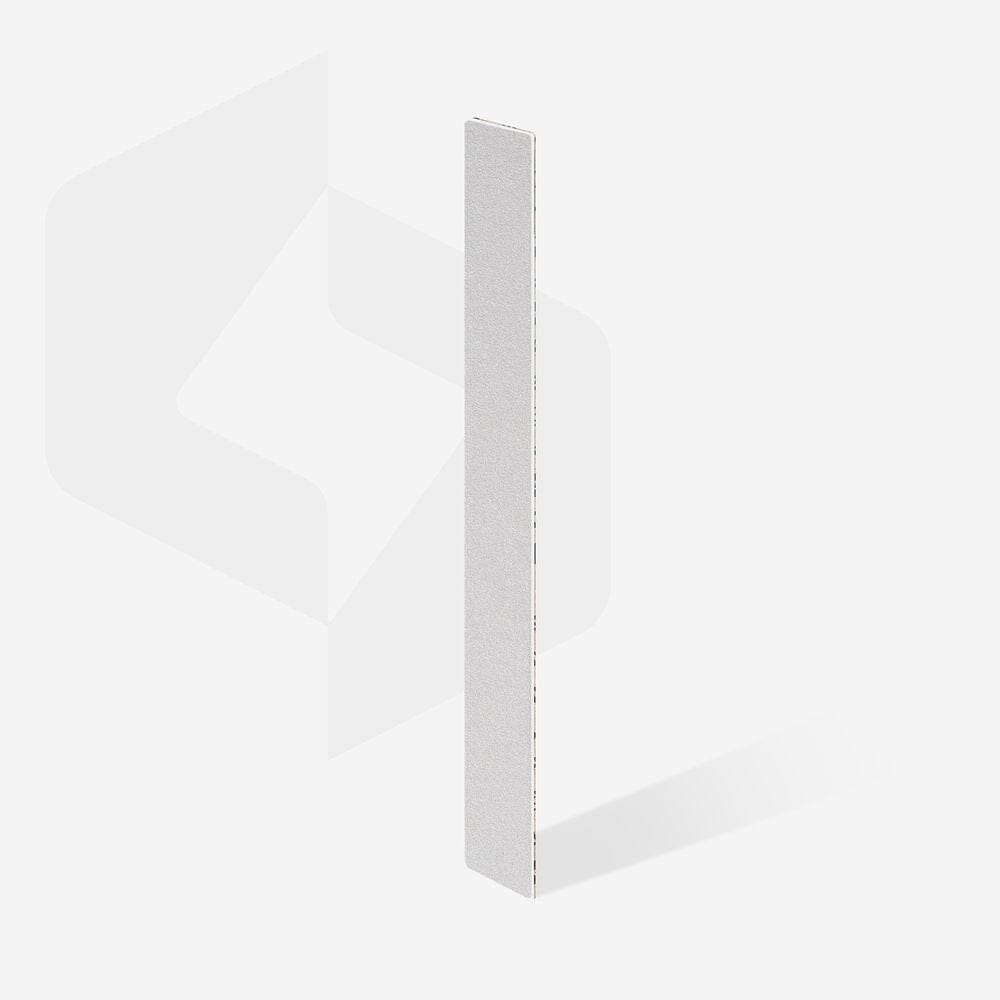 Staleks Expert White Disposable Nail Files with Soft Foam Layer - 100 Grit, 25 Pack - Perfect for Professional Nail Salons & At-Home Manicures