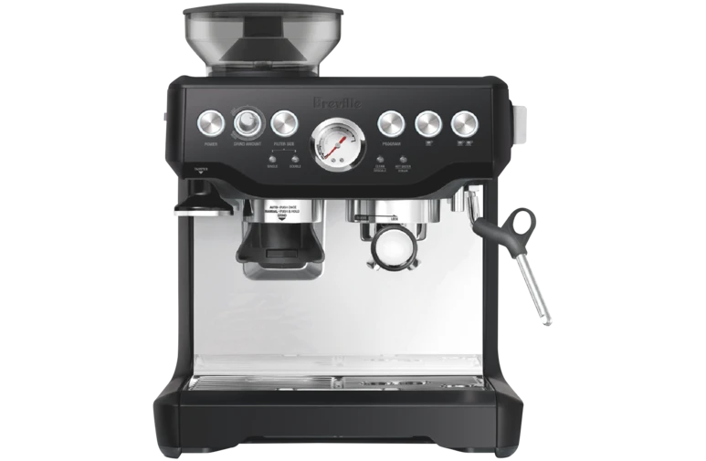 Breville BES870BTR Barista Express Espresso Machine - Black Truffle | Semi-Automatic Coffee Maker for Home & Office | Perfect for Latte, Cappuccino & Espresso Lovers