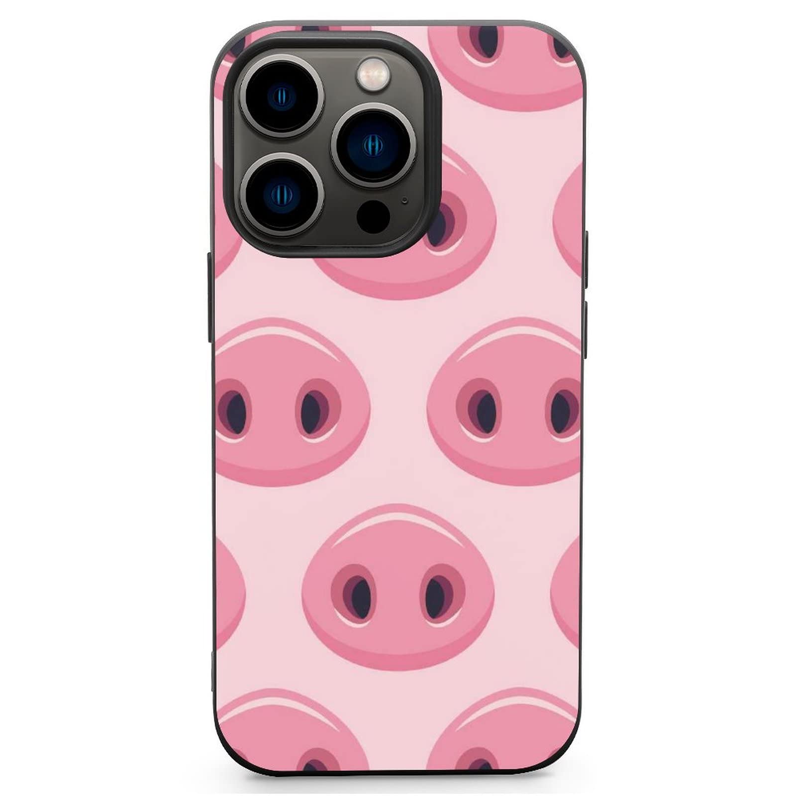 Cute Pig Nose Printed iPhone 13 Case - Compatible with iPhone 13/13 Pro/13 Pro Max/13 Mini - Soft Protective Cover - Perfect for Kids, Teens & Animal Lovers - Great Gift for Birthday & Holidays