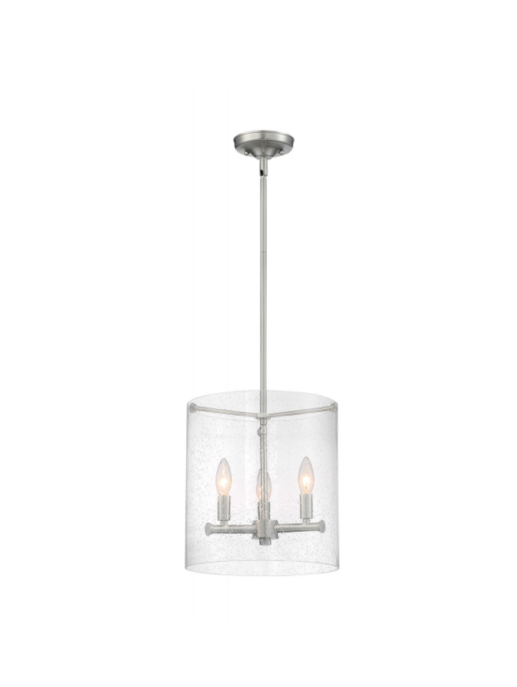 Brandi 3-Light Modern Pendant Lighting Fixture - Sleek Chrome Finish for Kitchen Island, Dining Room, or Living Room Decor
