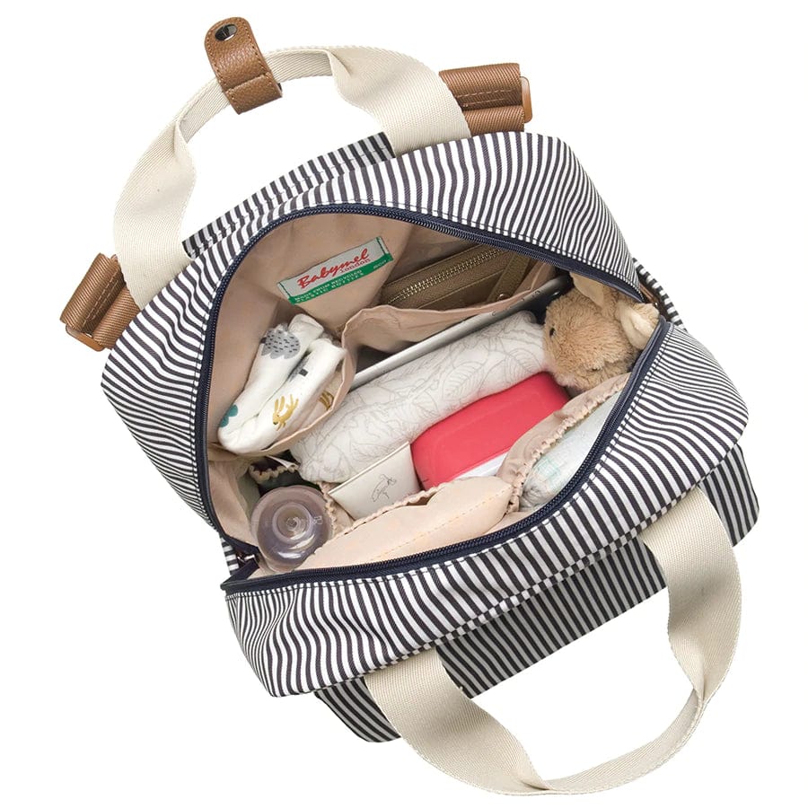 Babymel Georgi Eco-Friendly Vegan Leather Diaper Backpack - Stylish & Spacious Baby Bag for Moms, Perfect for Travel, Daycare & On-The-Go Parenting