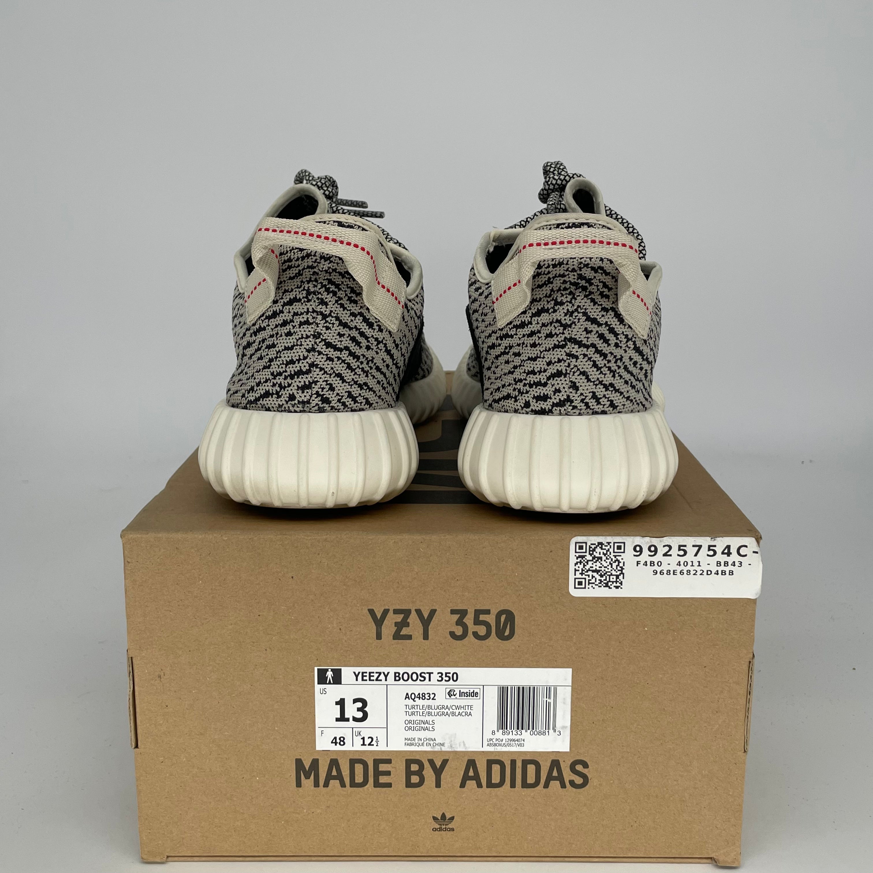 Adidas Yeezy Boost 350 V2 Turtledove Sneakers - Men's Size 13 (AQ4832) | Comfortable Running Shoes for Casual Wear & Gym Workouts