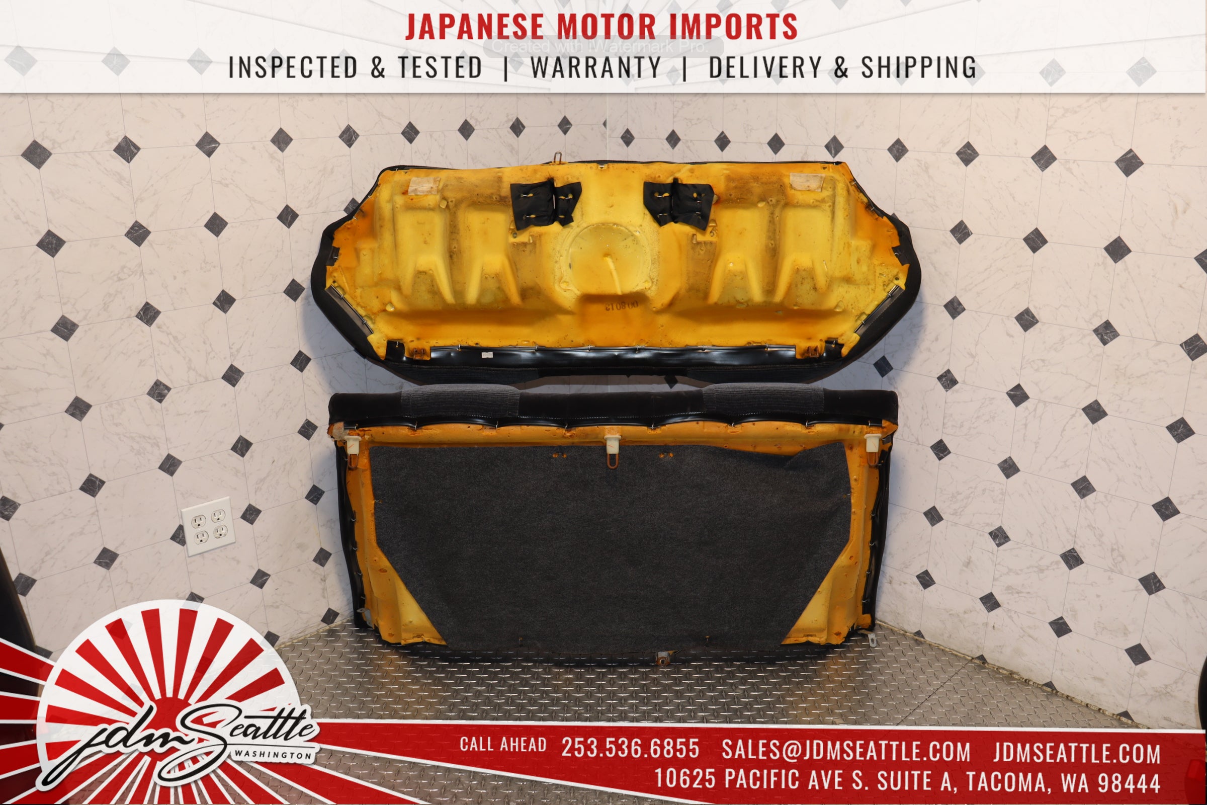 1993-2001 Honda Acura Integra DB6 OEM Front & Rear Cloth Seat Set - Perfect Replacement for Classic Car Restoration & Interior Upgrade