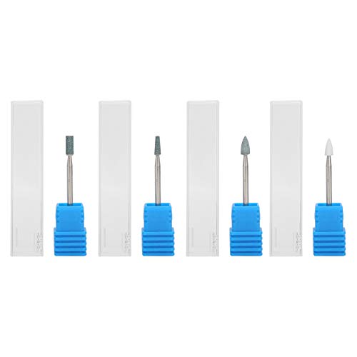 Professional Multi-Functional Nail Sanding Heads - 4 Pack Replacement for Nail Salon & Home Use - Perfect for Manicures, Pedicures & Nail Art Designs
