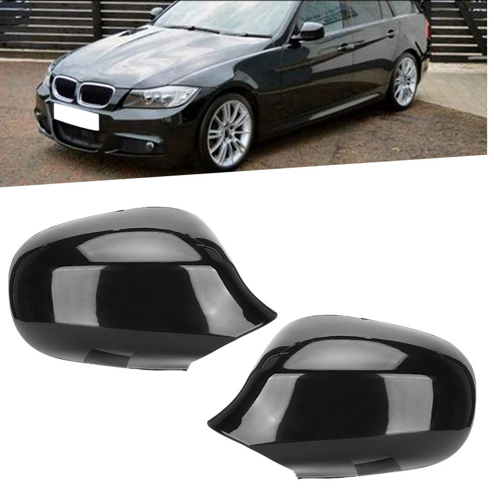 Right Side Exterior Mirror 51167205292 - ABS Wing Mirror Cap Rearview Mirror Case for BMW E90 E91 E92 E93 LCI Models | Durable Auto Repair Shop Replacement Part for Enhanced Driving Safety