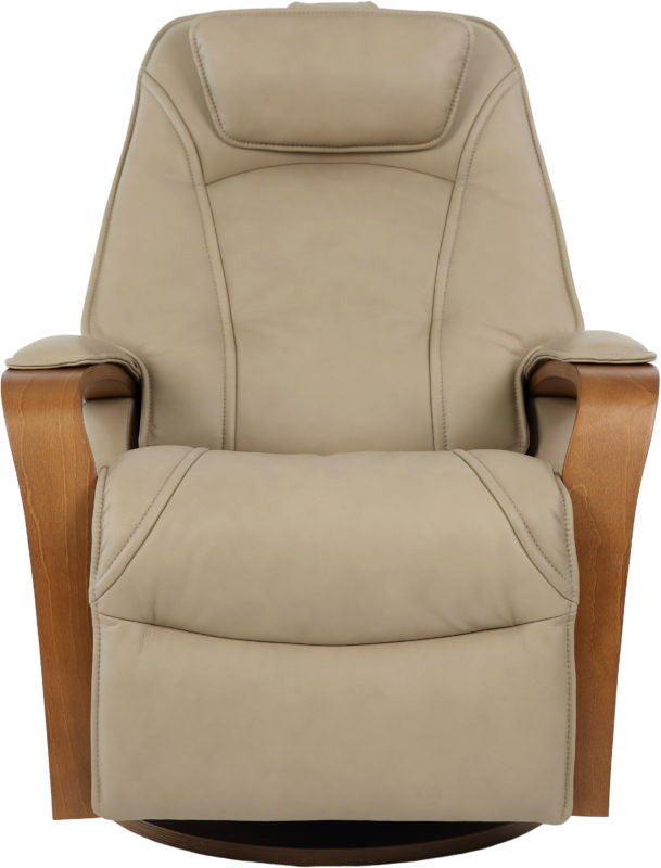 Premium Fjords Helsinki Power Recliner Chair - Electric Lift Massage Sofa for Living Room, Home Theater & Office - Ergonomic Leather Reclining Chair with USB Charging & Cup Holders
