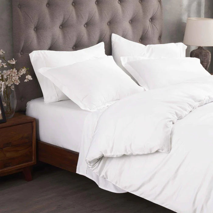 Premium 300 Thread Count Modal Duvet Cover Set - Soft & Breathable Beechwood Fabric - Perfect for Bedroom, Hotel, and Guest Room Comfort
