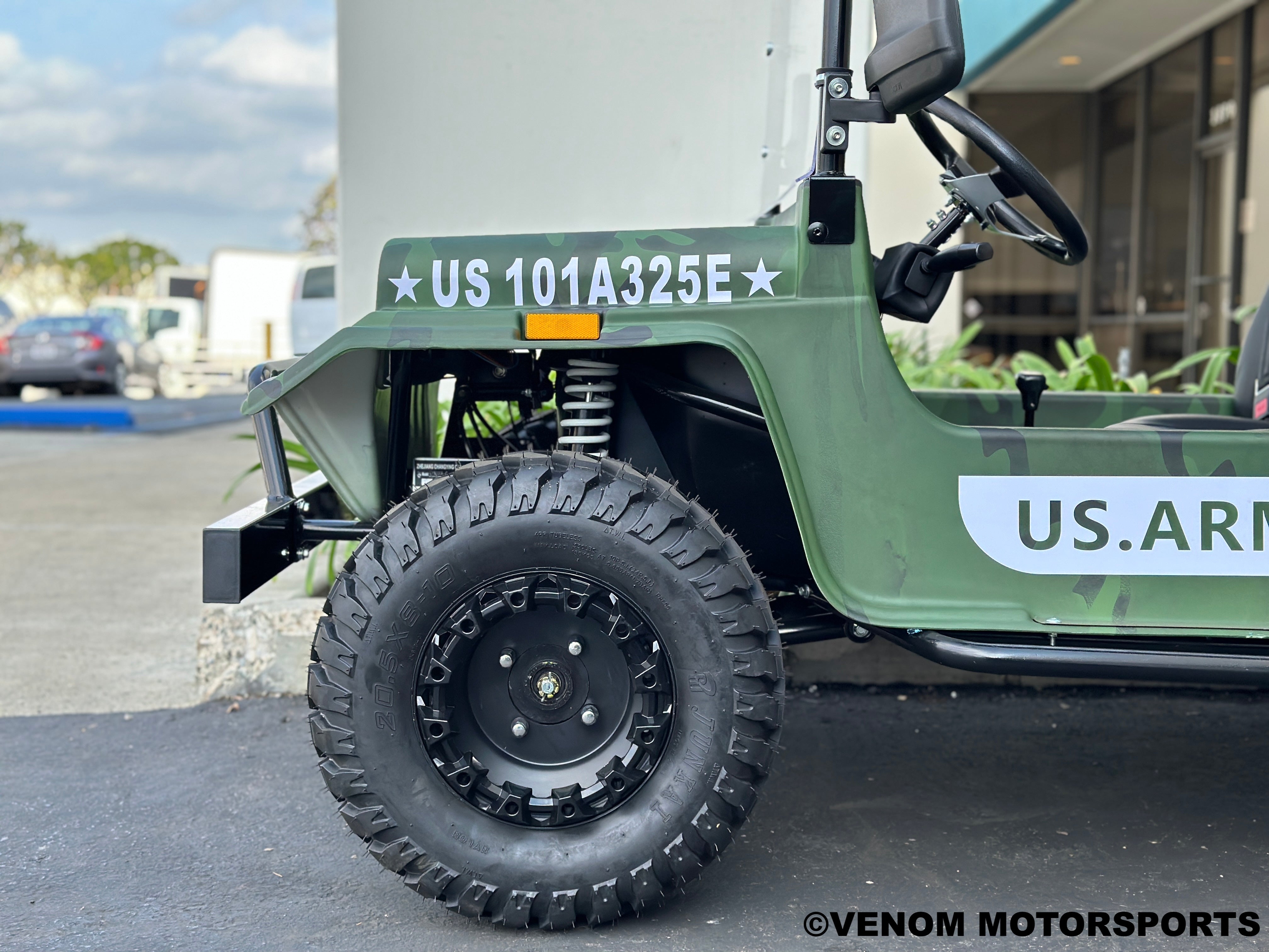 Venom 200cc Mini Jeep - Willys Edition, Full Size Automatic Off-Road Vehicle for Kids & Adults - Perfect for Backyard, Camping & Trail Adventures