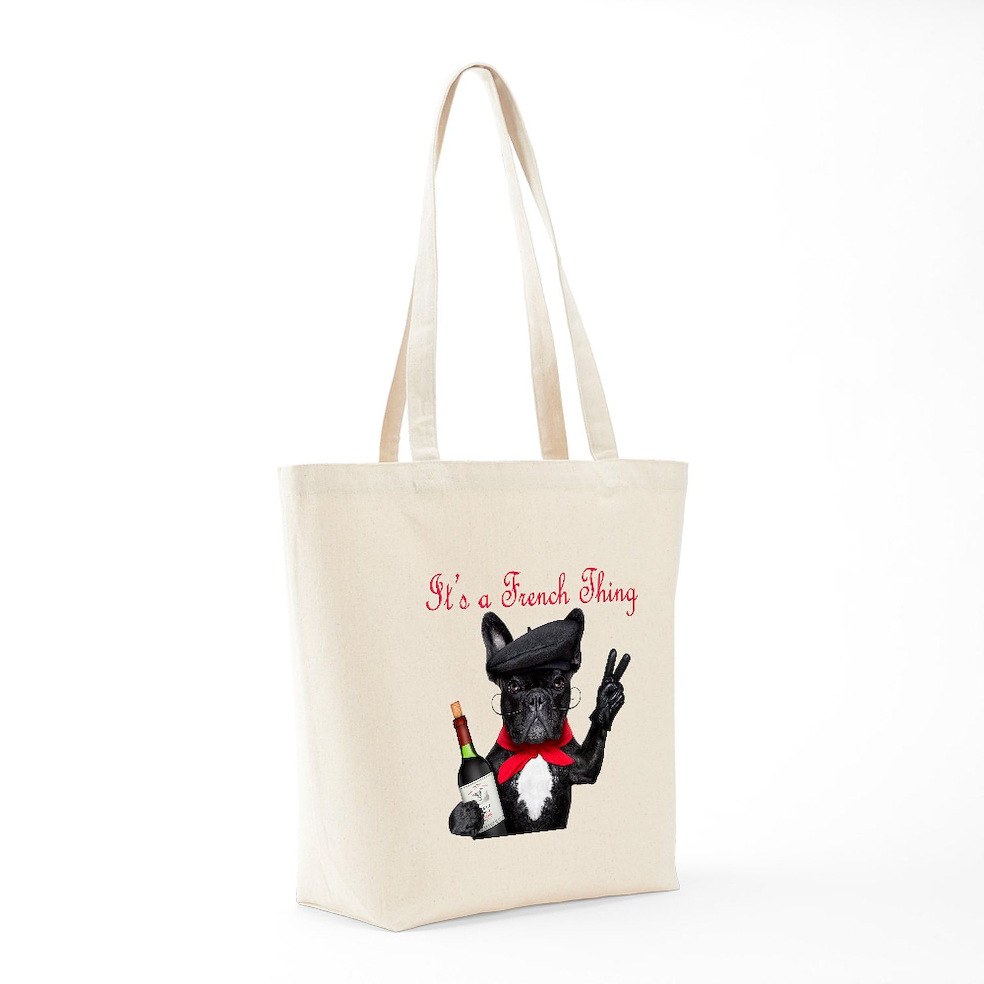 French Bulldog Canvas Tote Bag - Eco-Friendly Reusable Shopping Bag for Groceries, Beach & Daily Use | CafePress