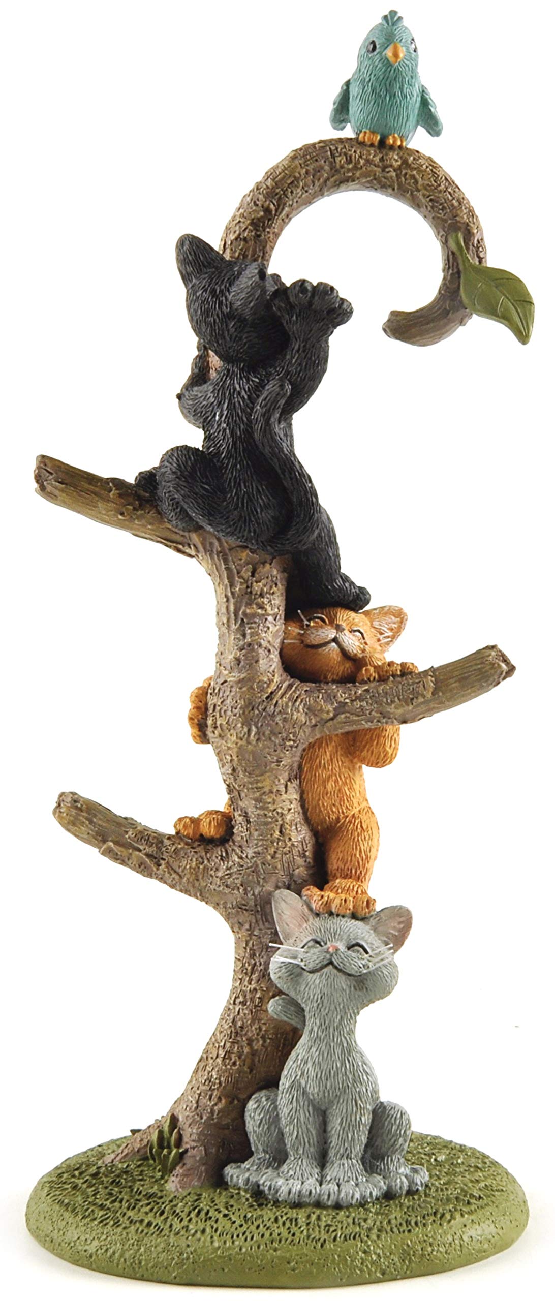 Happy Cat Climbing Tree Ring Holder - Cute Cat Lover Gift for Women & Girls - Home Decor