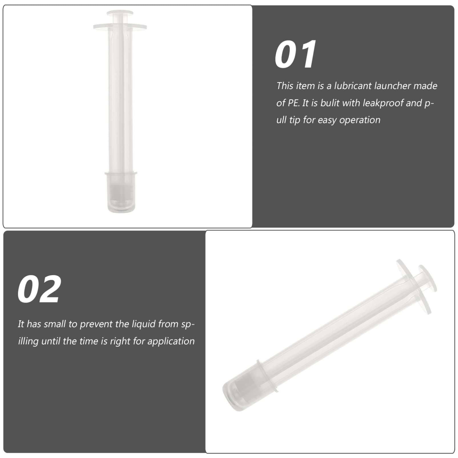 10pcs Disposable Vaginal Applicators for Progesterone Suppositories & Personal Lubricants - Fertility Health Care Tools, Home Insemination Kit - Perfect for Women's Wellness & Fertility Treatments