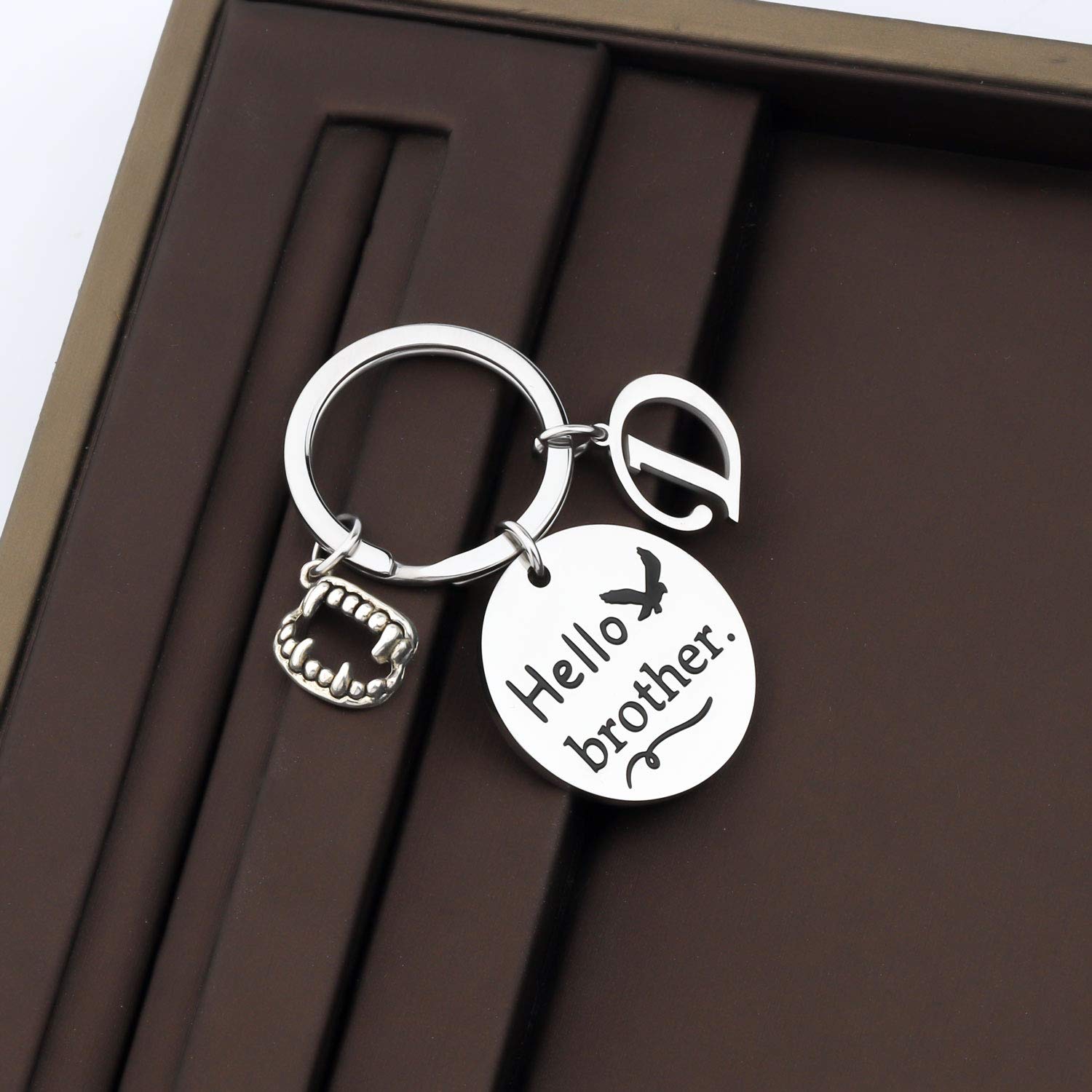 CHOORO Hello Brother Keychain - Unique Vampire Fan Gift for Keyrings, Bags & Cosplay Accessories - Perfect for Anime Lovers & Gothic Fashion
