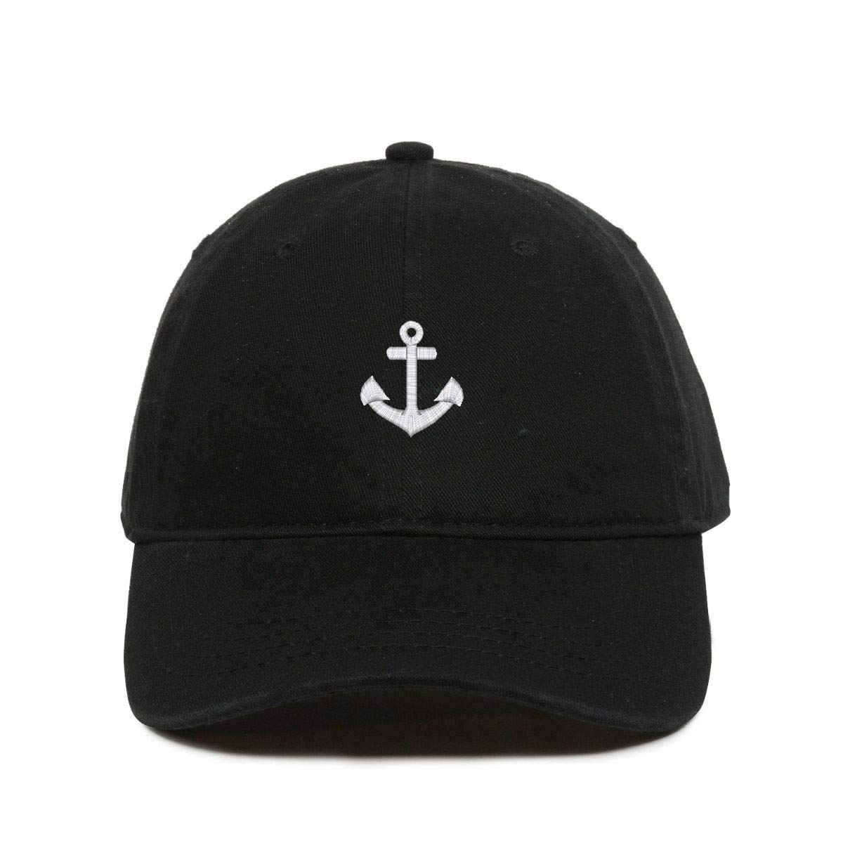 Anchor Embroidered Cotton Baseball Cap - Adjustable Dad Hat for Men & Women | Casual Outdoor, Sports, and Everyday Wear
