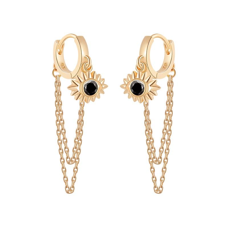 black devil eye earrings