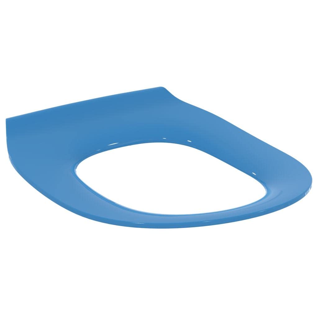 Armitage Shanks Contour 21 Splash Toilet Seat for 355mm Bowls - Blue (Model S454536) | Durable Plastic Toilet Seat Cover | Perfect for Modern Bathrooms & Guest Restrooms