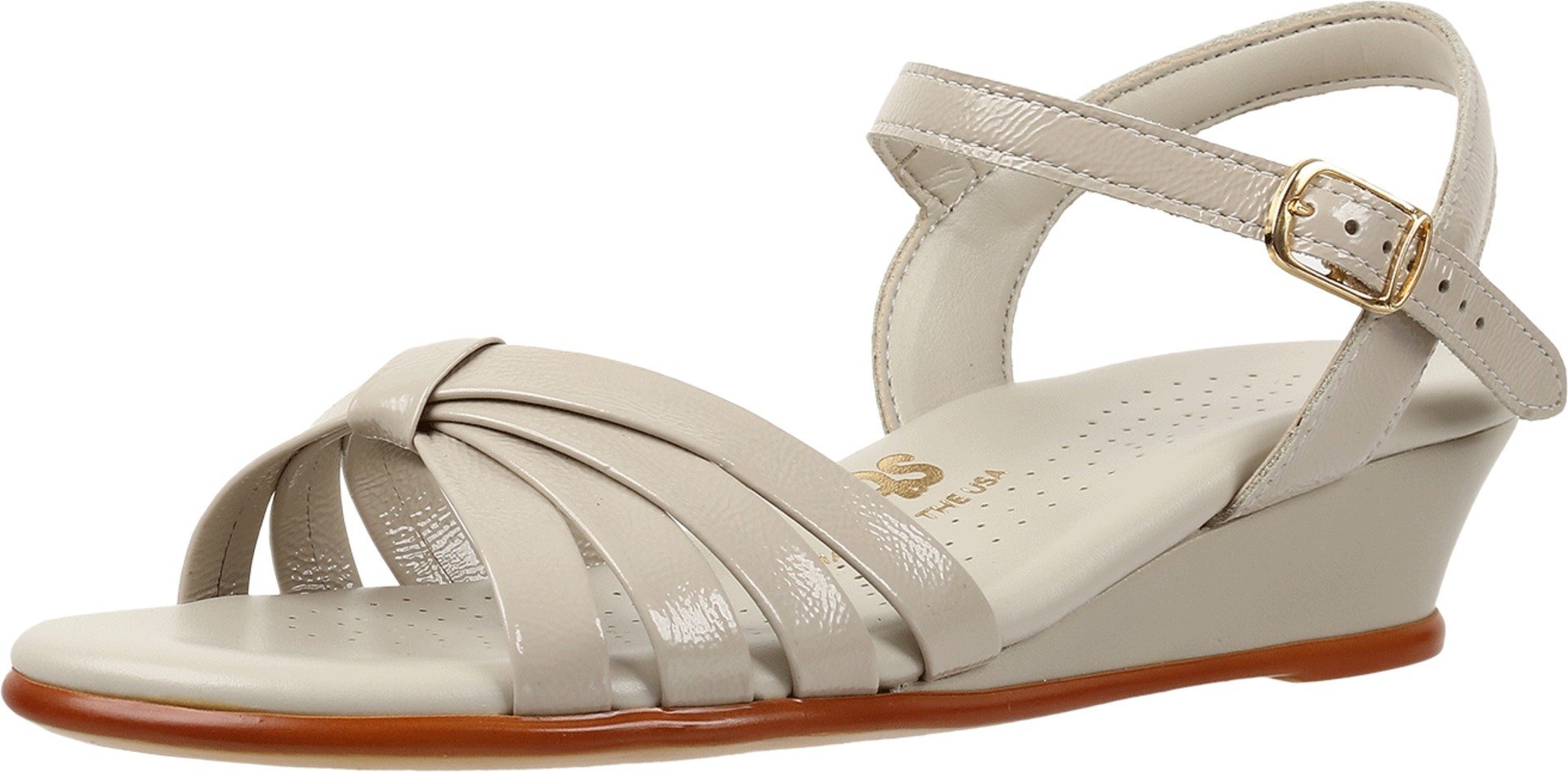 SAS Women's Comfort Heeled Sandals - Elegant Summer Dress Shoes for Weddings, Parties & Office Wear | Breathable Leather Straps & Cushioned Arch Support