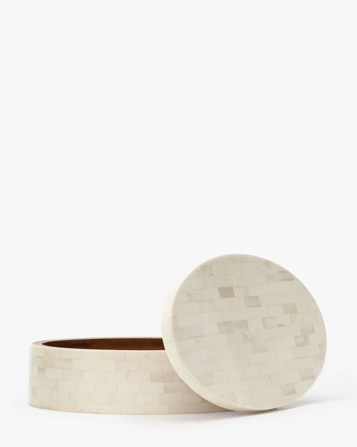 Nico Oval Bone Box - Elegant Jewelry Storage Organizer for Rings, Earrings & Necklaces | Perfect for Travel, Home & Gift Giving