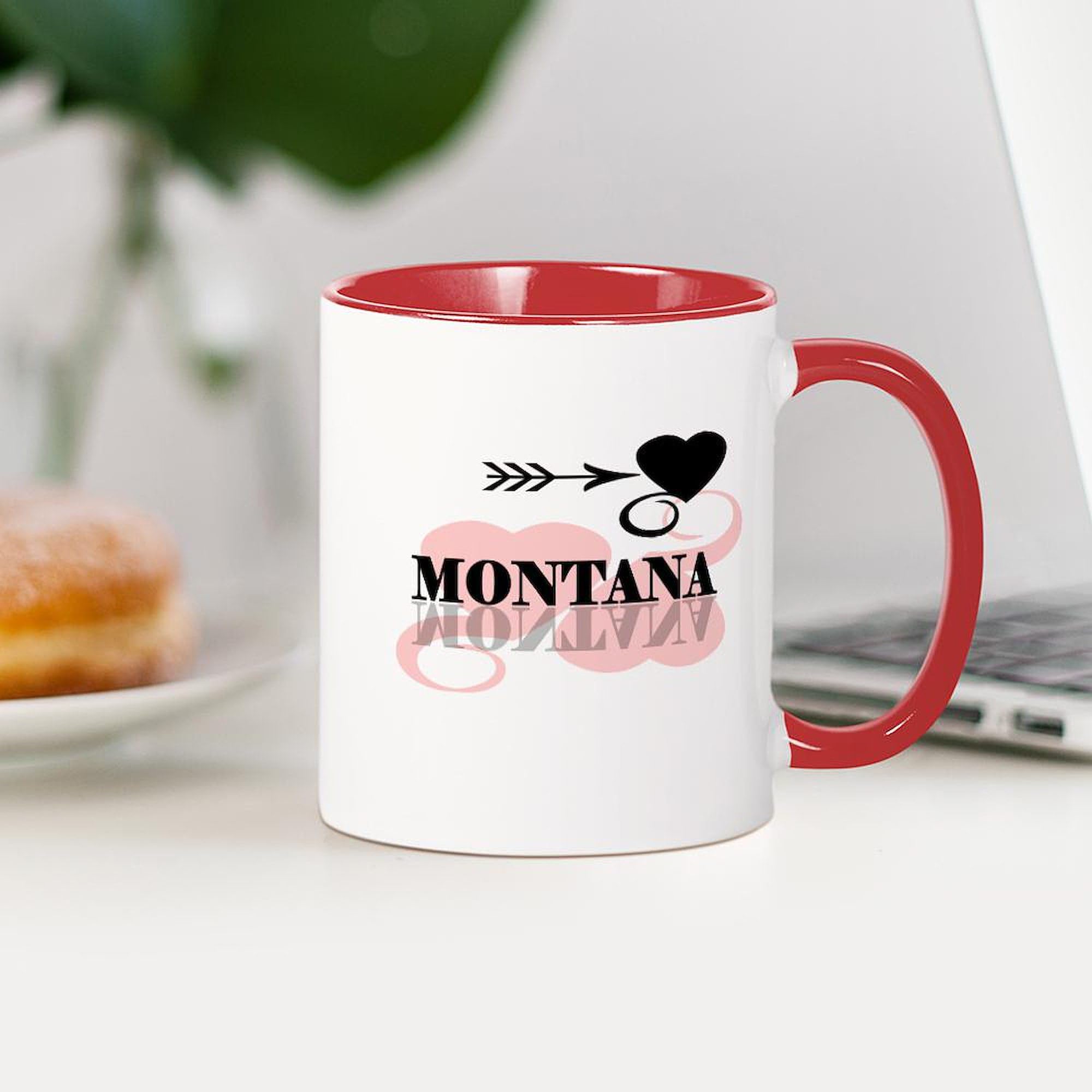 Montana Ceramic Coffee Mug 11 oz (325 ml) - Durable & Stylish for Home, Office, or Travel - Perfect for Tea, Hot Chocolate & Coffee Lovers