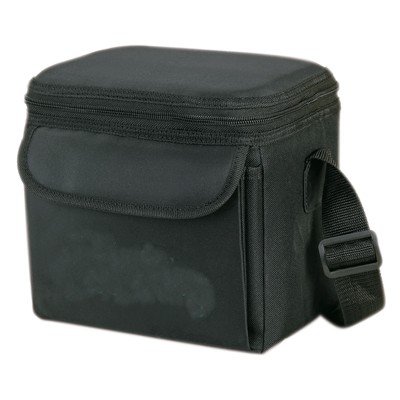 Yens Fantasybag Deluxe Colorblock 6-Pack Insulated Cooler Bag (Black) - Perfect for Picnics, Beach Trips, Camping & Outdoor Adventures