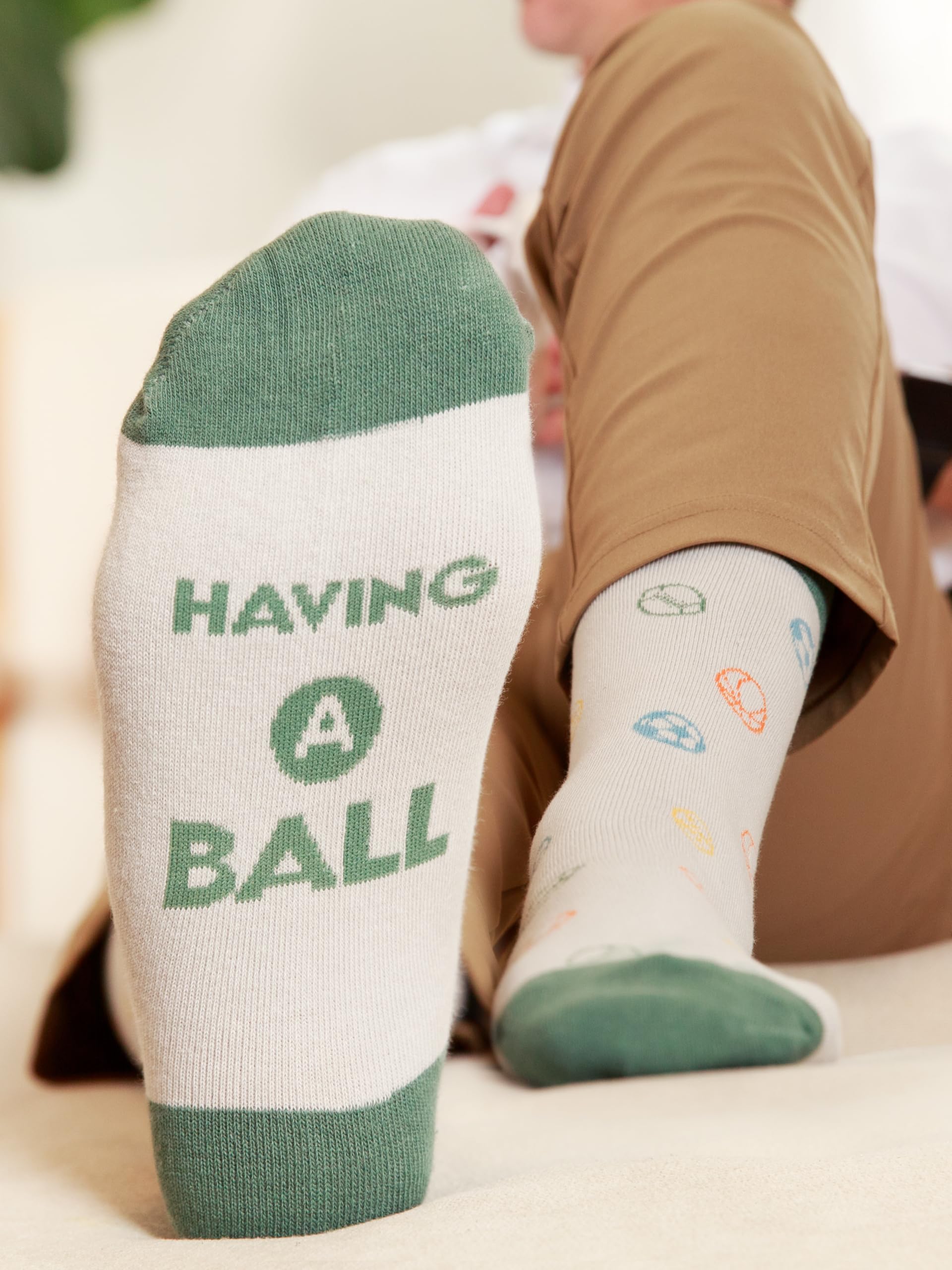 Funny Socks for Men with Dad Jokes - Comfortable Dress Socks for Groomsmen, Gifts for Dad from Daughter - Perfect for Weddings, Father's Day & Office Humor