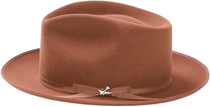 Stetson Men's Stratoliner Royal Quality Fur Felt Hat - Walnut Brown 7 1/8 Size - Premium Cowboy Hat for Western Style, Outdoor Adventures & Formal Events