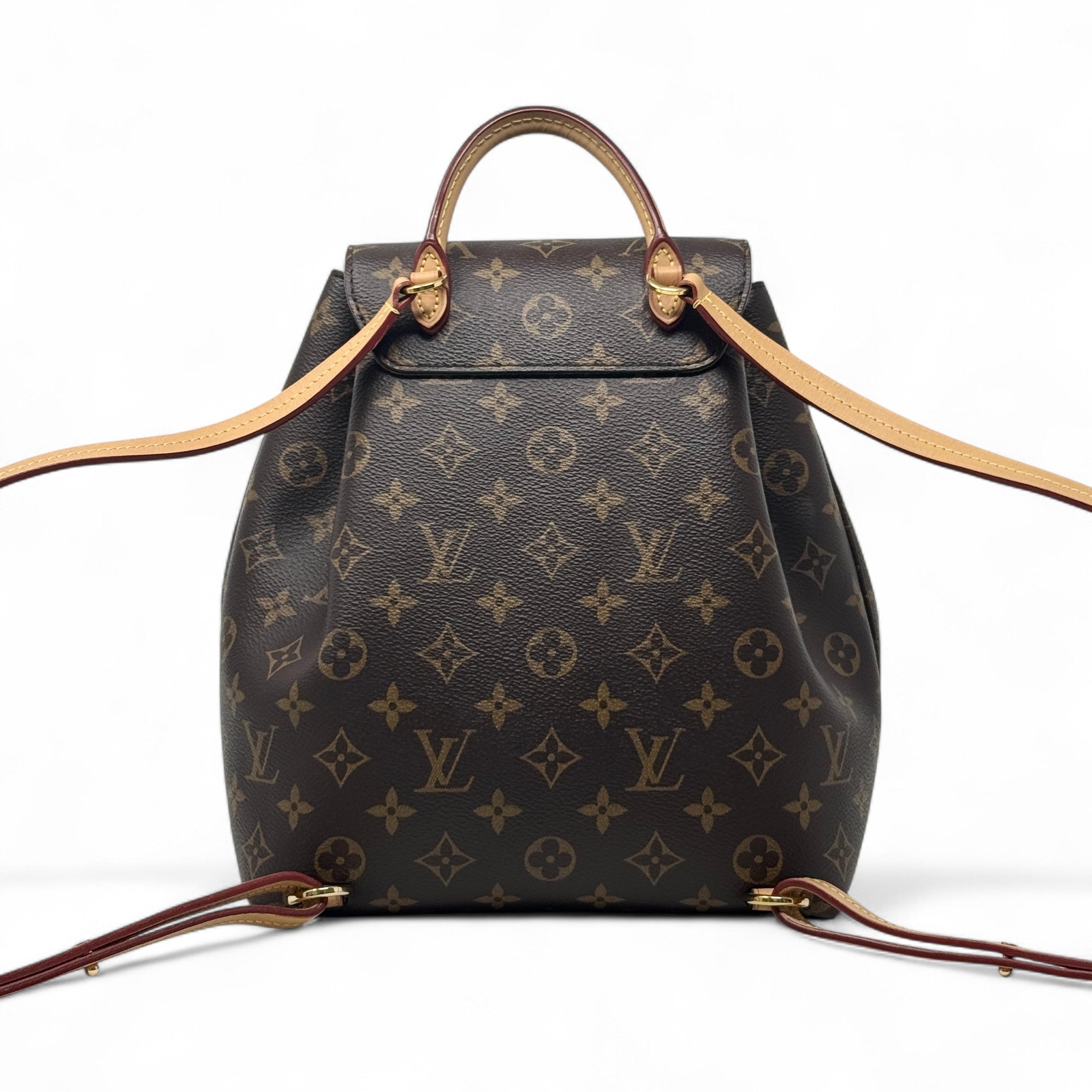 Authentic Louis Vuitton Monogram Montsouris Backpack PM - Luxury Designer Backpack for Women & Men - Perfect for Travel, Work & School