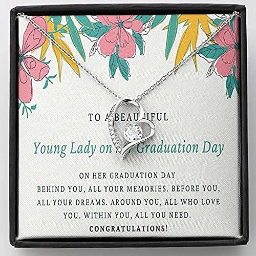 Graduation Necklace for Women - Unique & Sentimental Graduation Gift for High School Teenage Girls - Elegant Jewelry for Birthday, Christmas, Anniversary - Perfect for Ceremonies, Parties & Special Occasions