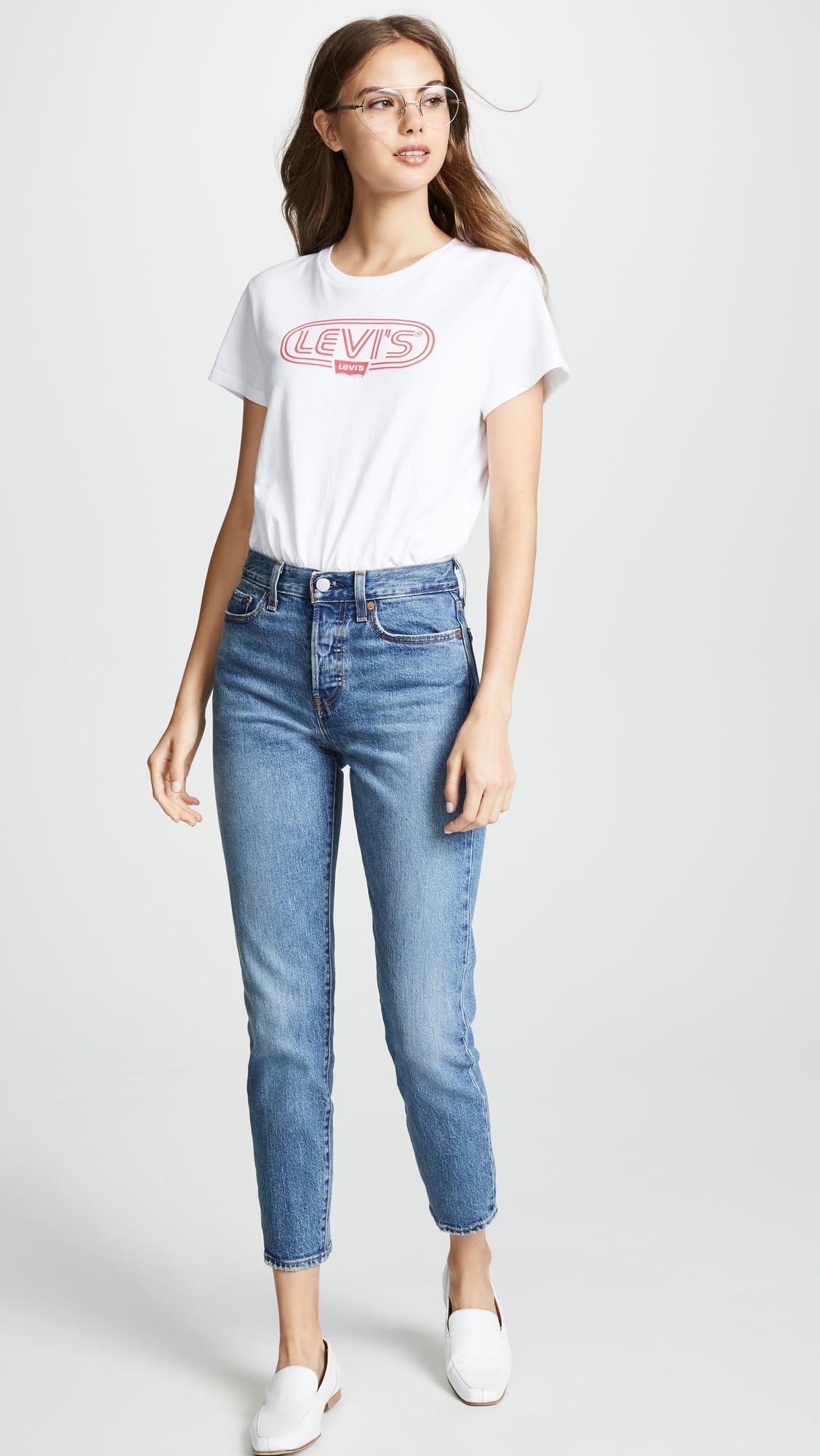 Levi's Women's Premium Wedgie Icon Fit High Waist Jeans - Vintage Denim Pants for Casual Wear & Night Out