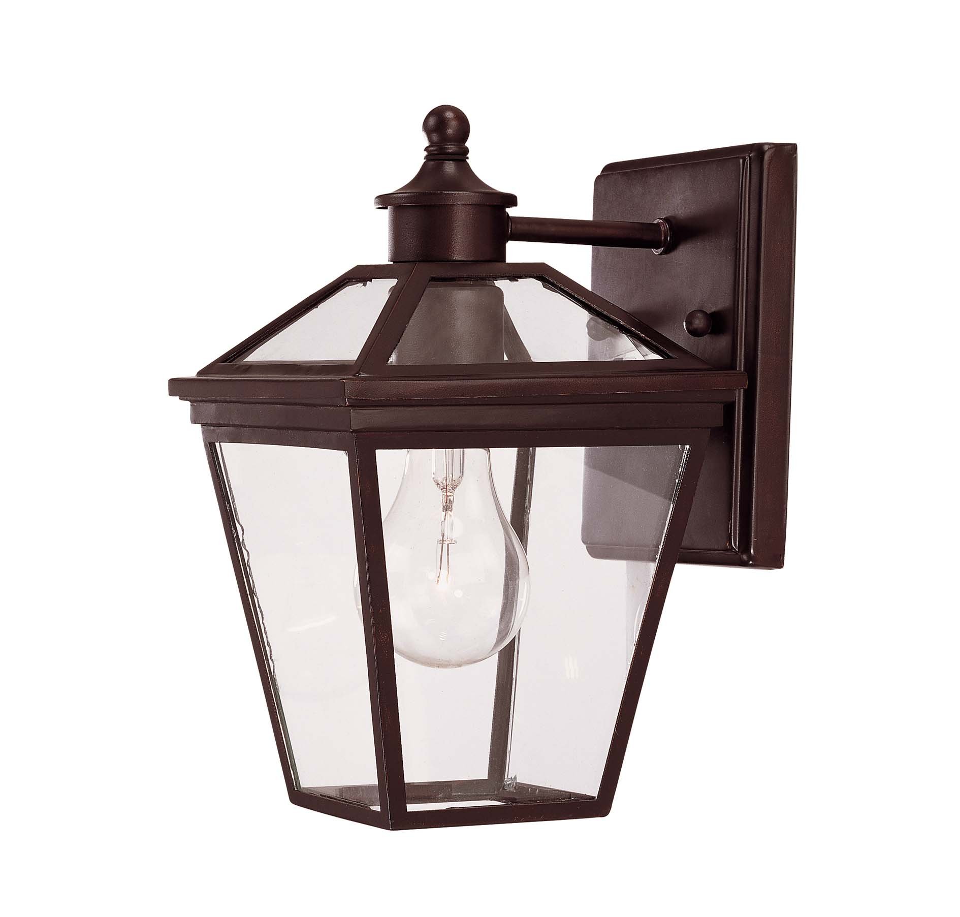 Savoy House 5-140-13 Modern One Light Wall Mount Lantern - Outdoor Porch Lighting, Patio, Garden, and Entryway Decoration