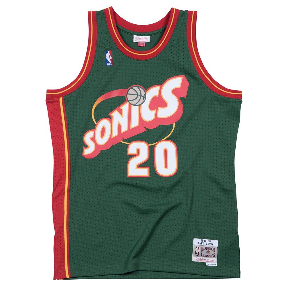 Mitchell & Ness Seattle SuperSonics Gary Payton NBA Swingman Jersey - Small Size, Authentic Basketball Jersey for Fans & Collectors - Perfect for Game Day, Cosplay, and Sports Memorabilia Display